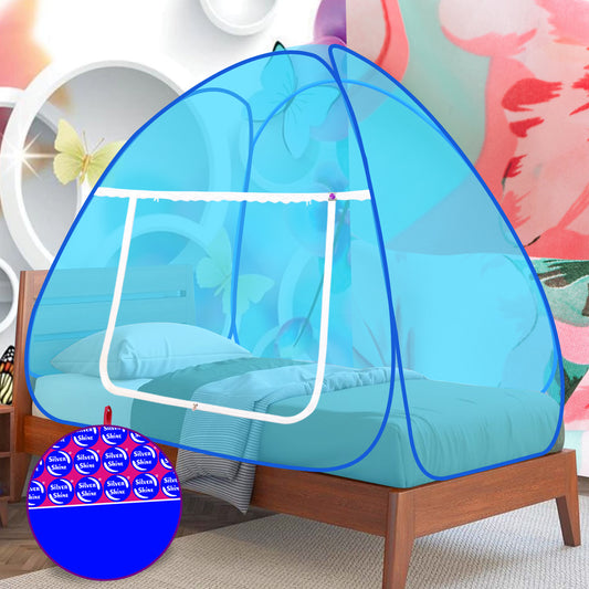 Sky Blue Mosquito Net (Single Bed)