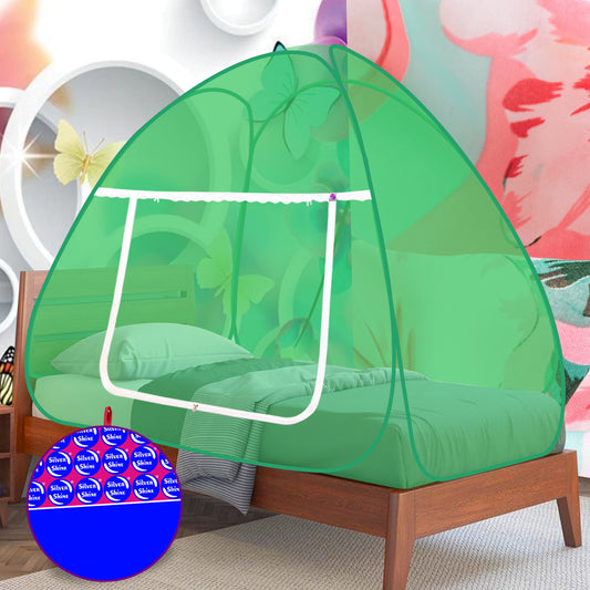 Green Mosquito Net (Single Bed)
