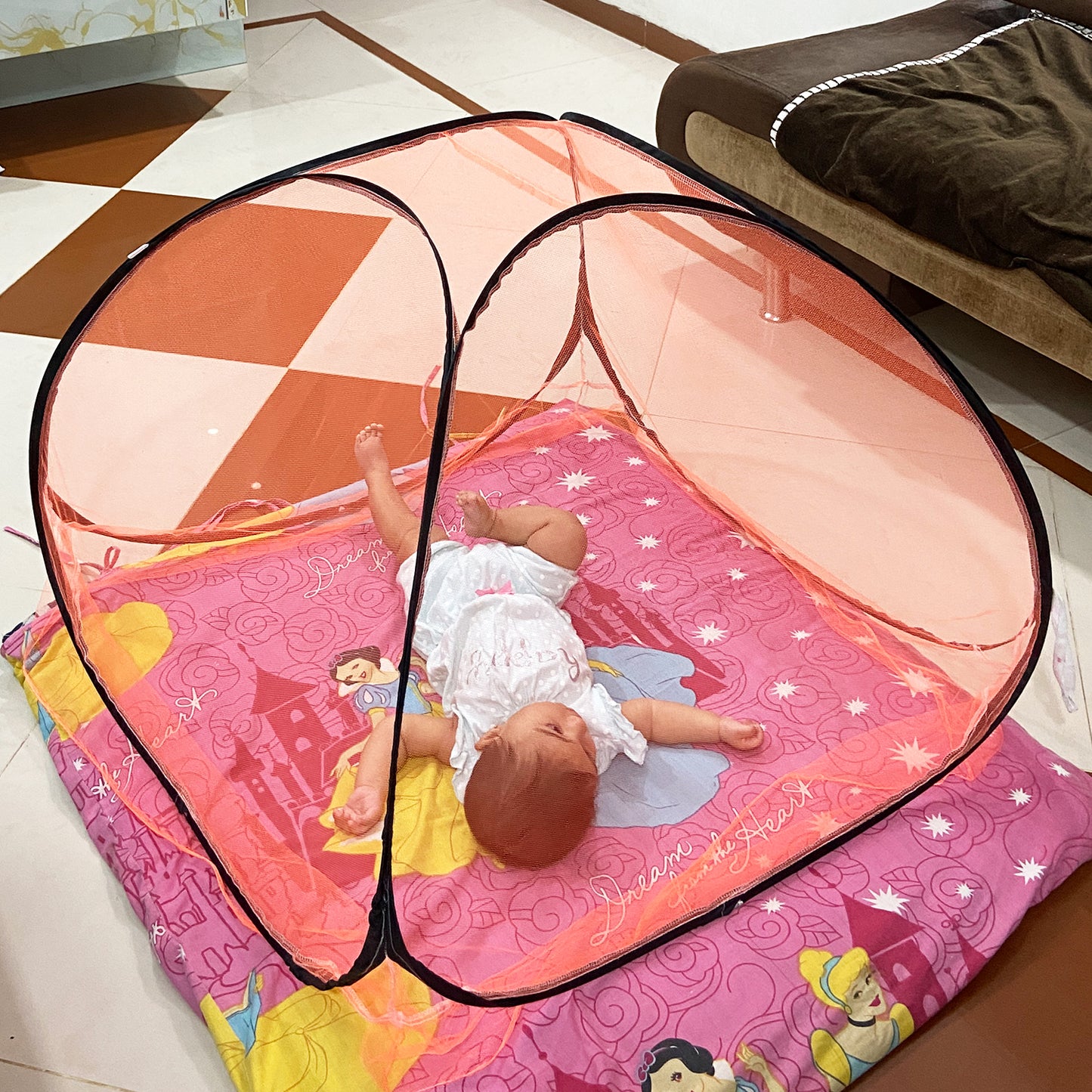 Orange Baby Mosquito net
