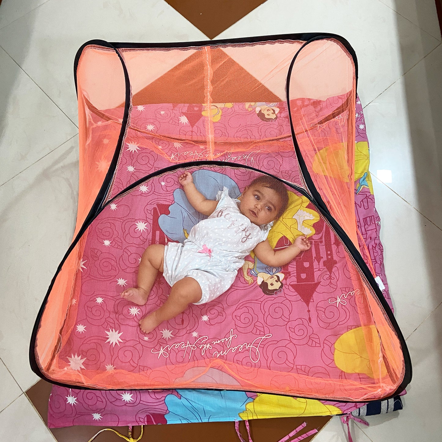Orange Baby Mosquito net