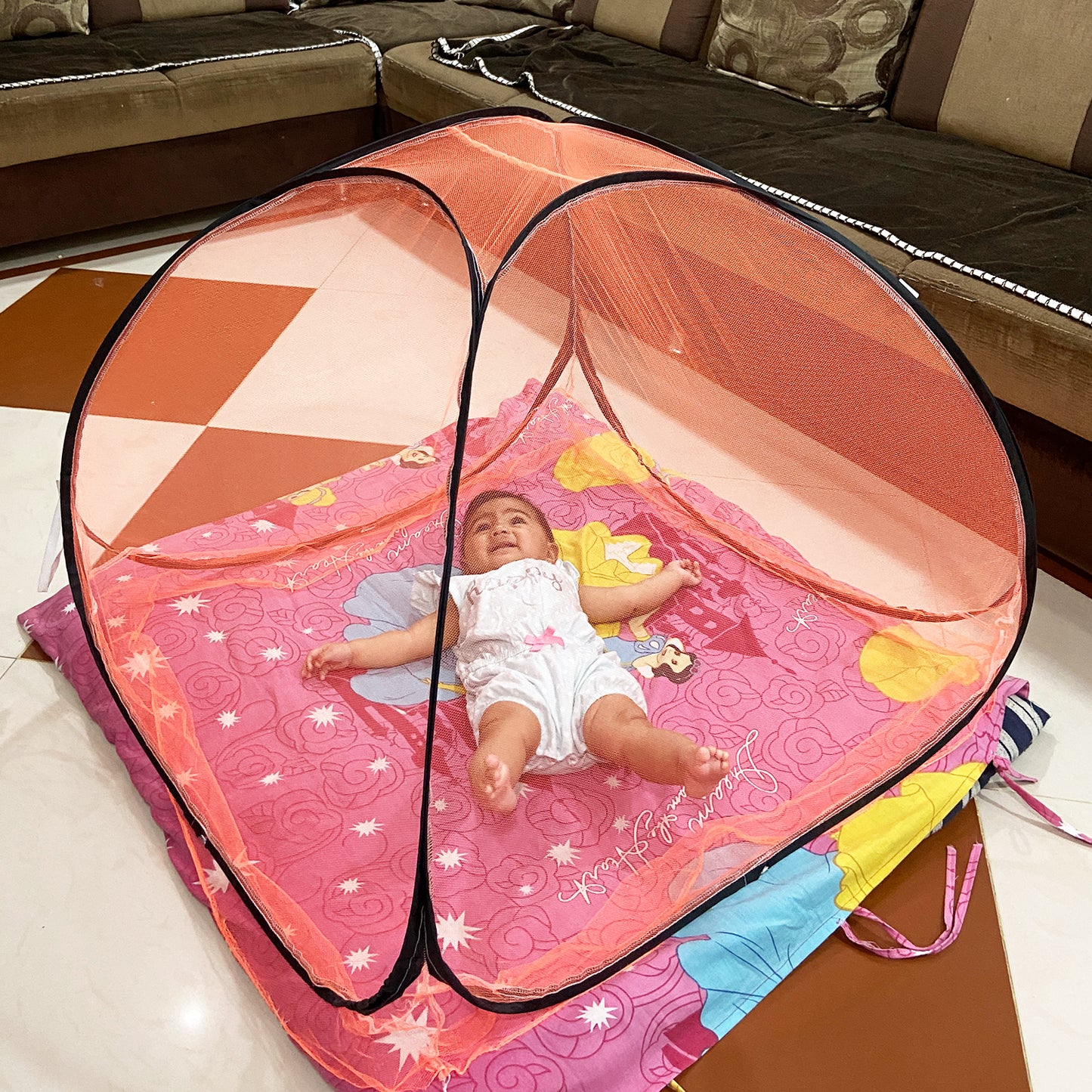 Orange Baby Mosquito net