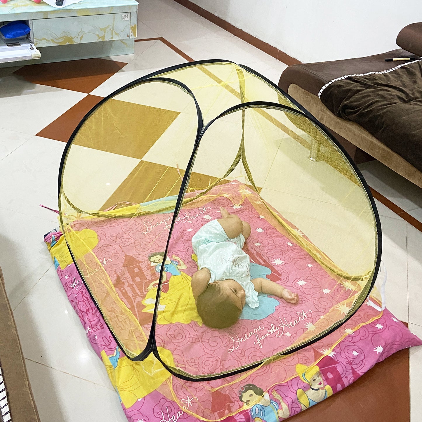 Yellow Baby Mosquito net