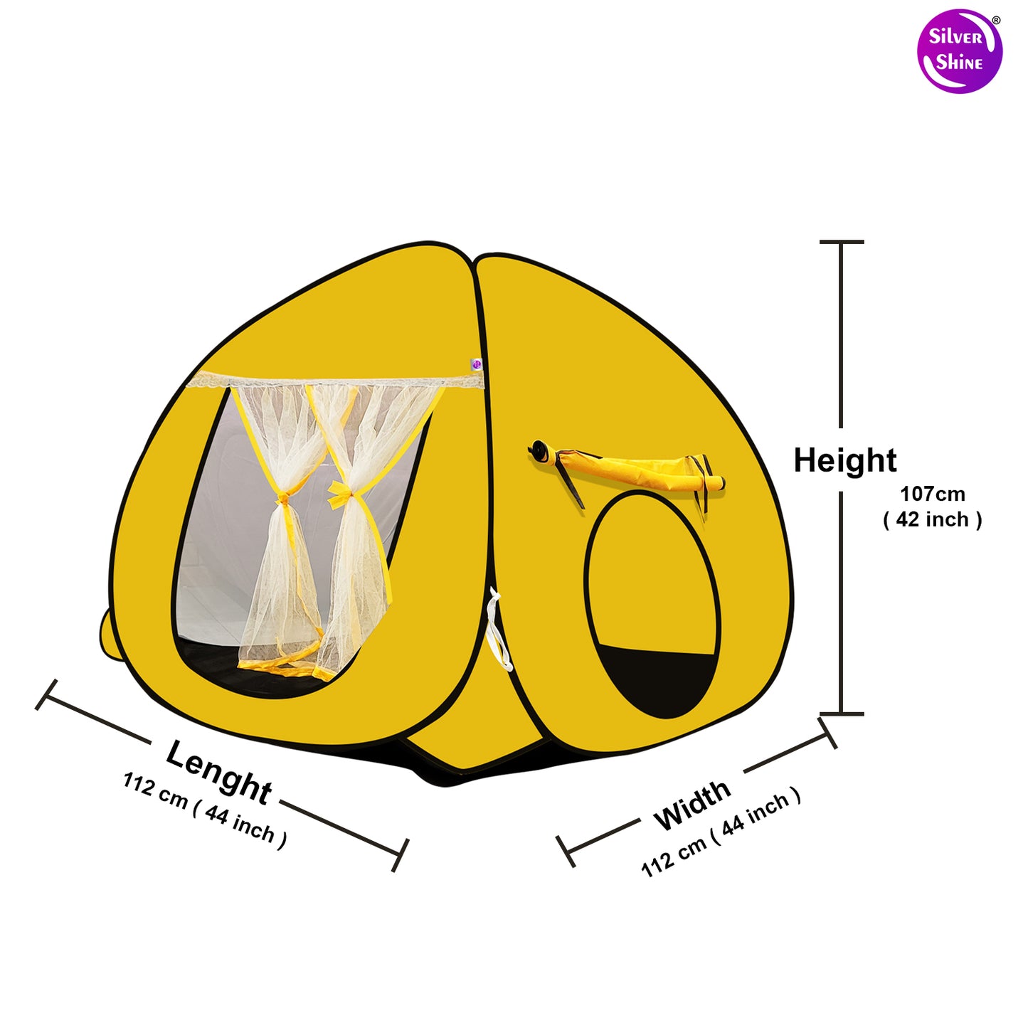 Play Tent House (Yellow)