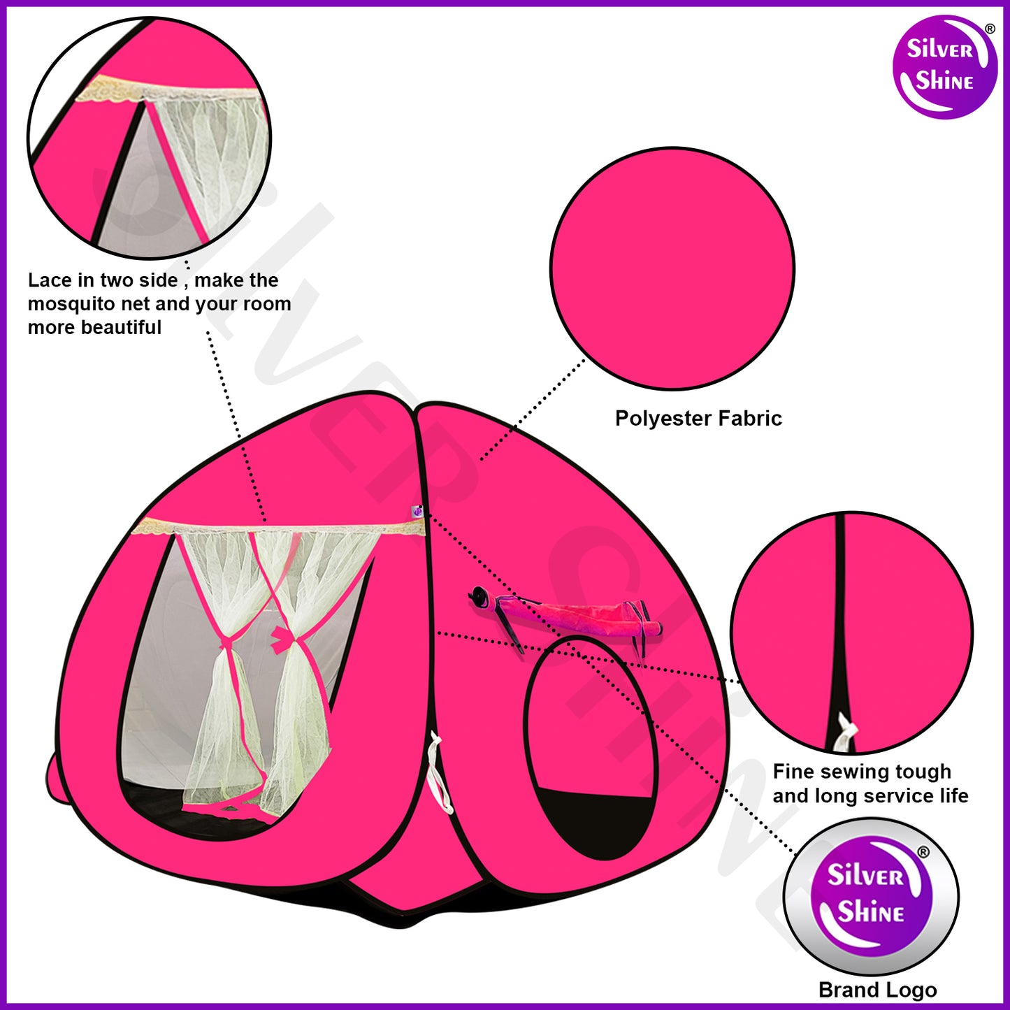 Play Tent House (Pink)