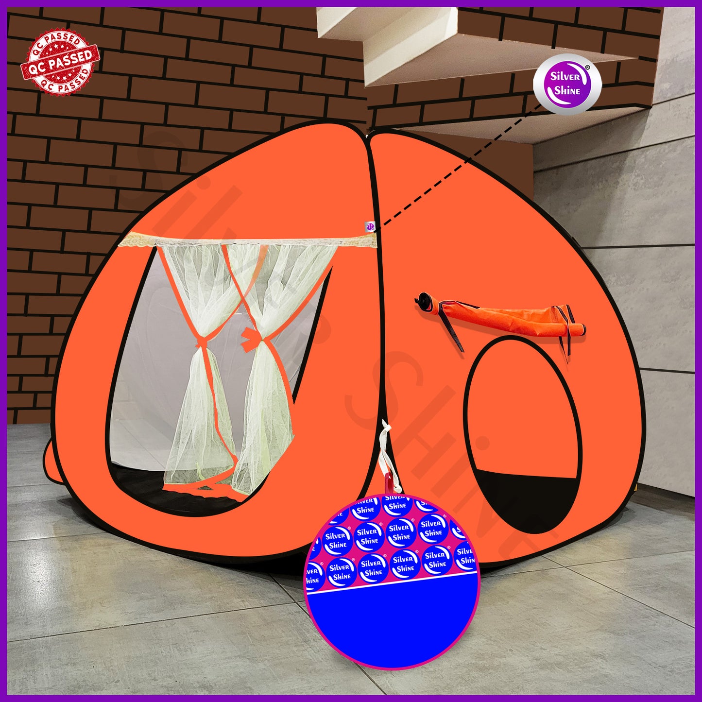 Play Tent House (Orange)