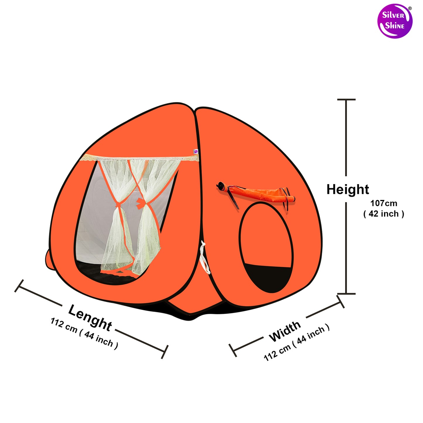 Play Tent House (Orange)