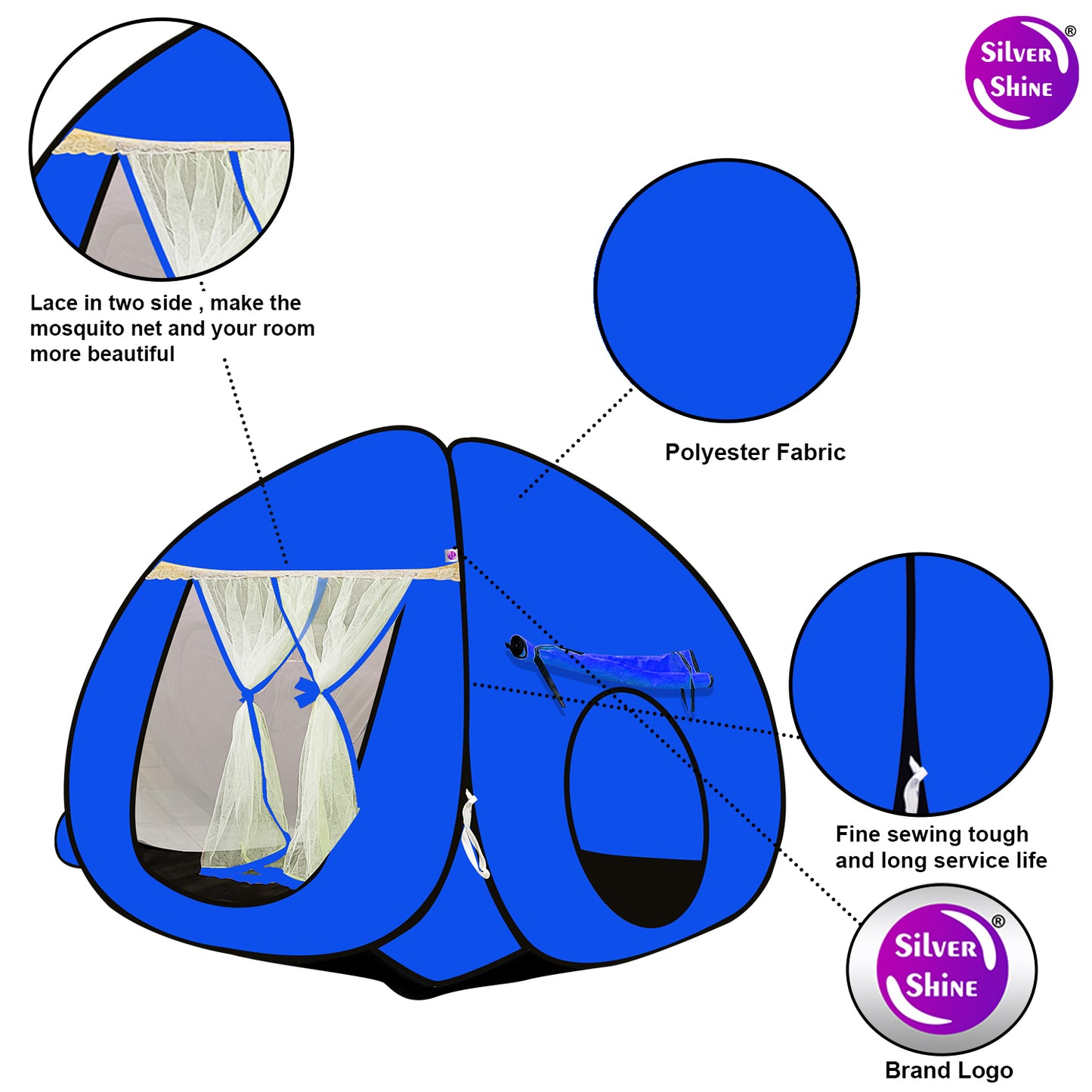 Play Tent House (Blue)