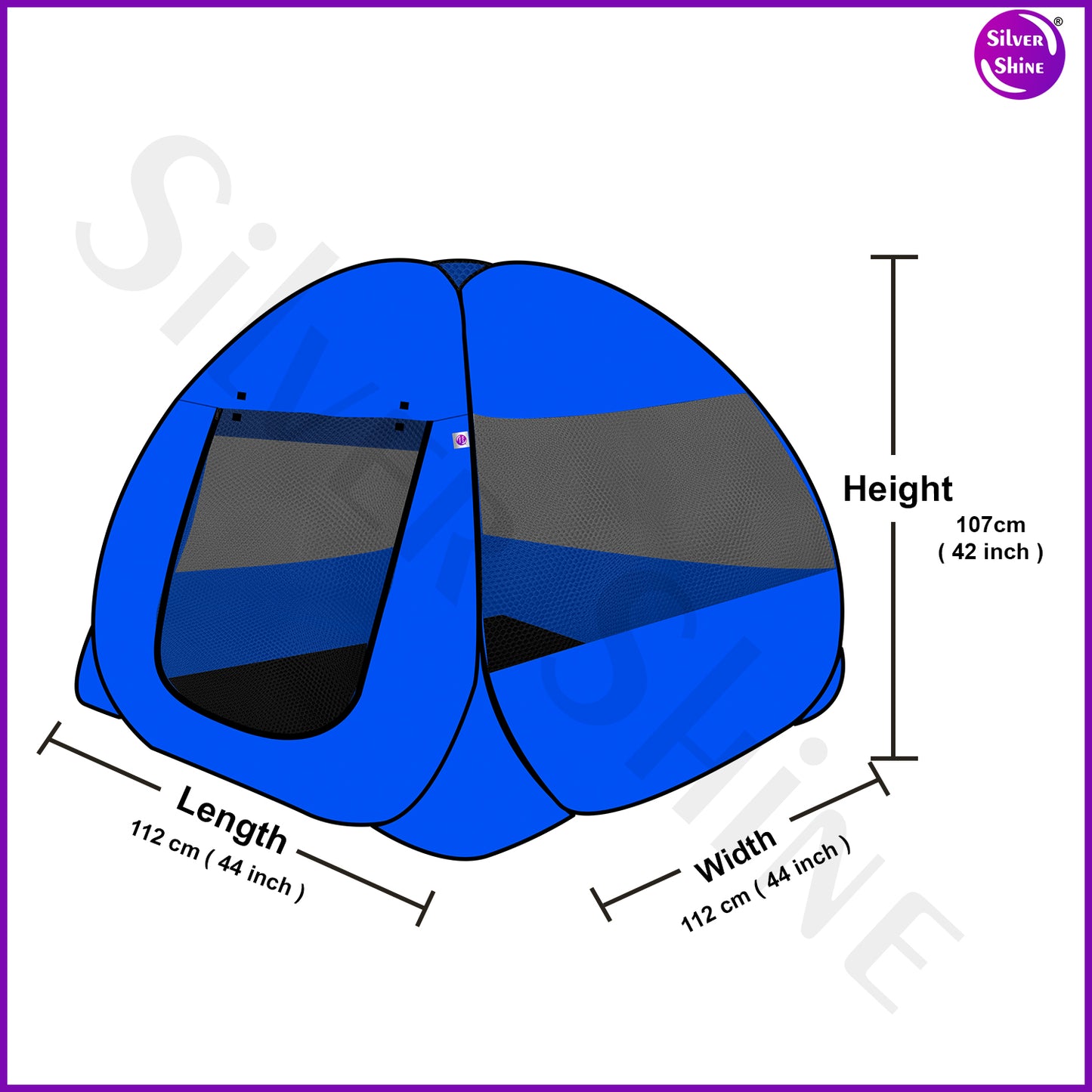 Ken Ken Play Tent House (Blue)