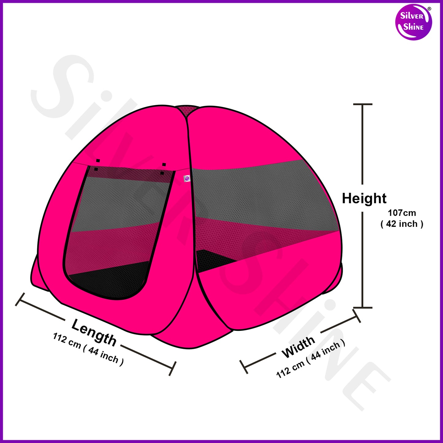 Ken Ken Play Tent House (Pink)