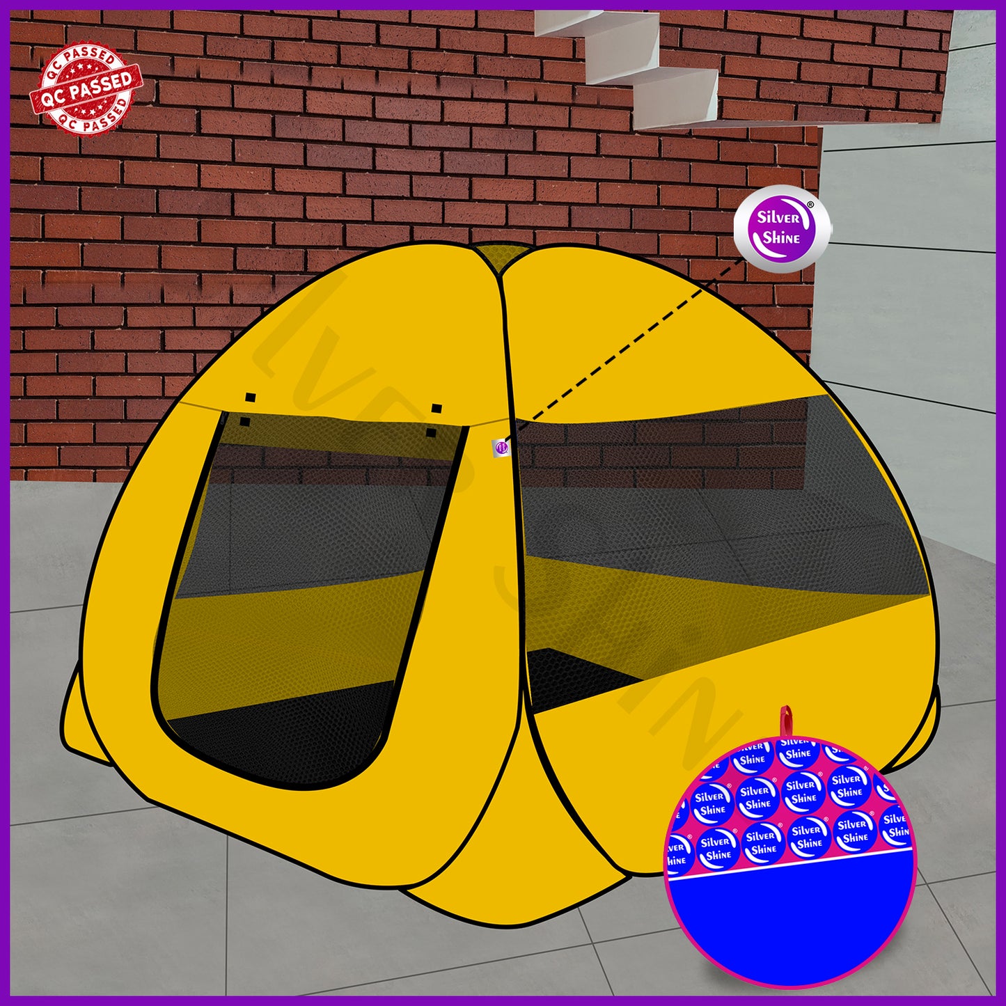 Ken Ken Play Tent House (Yellow)