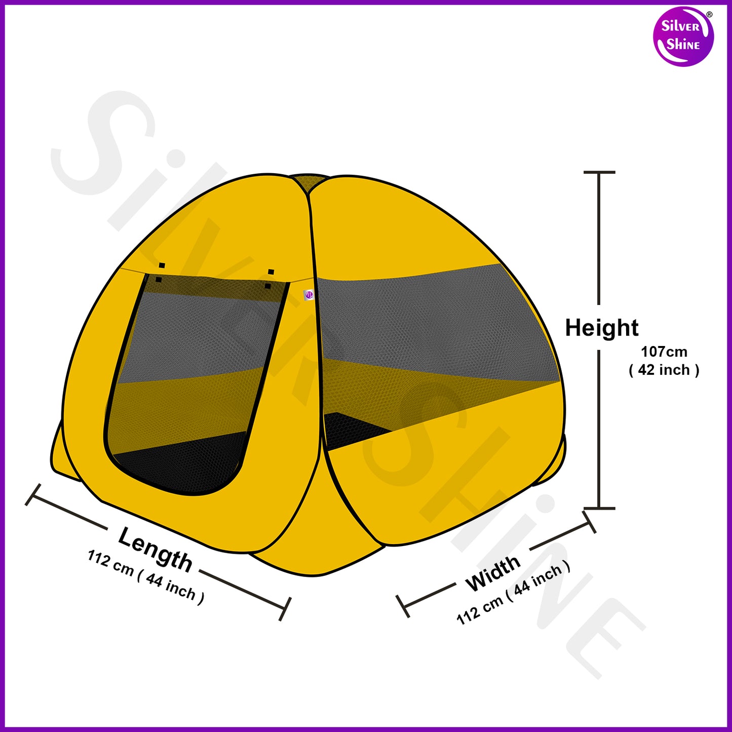 Ken Ken Play Tent House (Yellow)