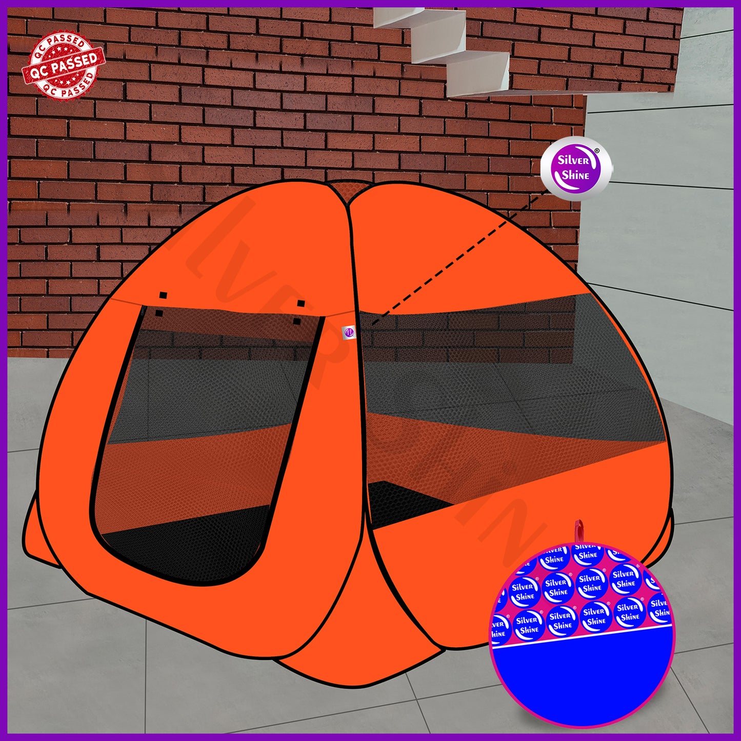 Ken Ken Play Tent House (Orange)