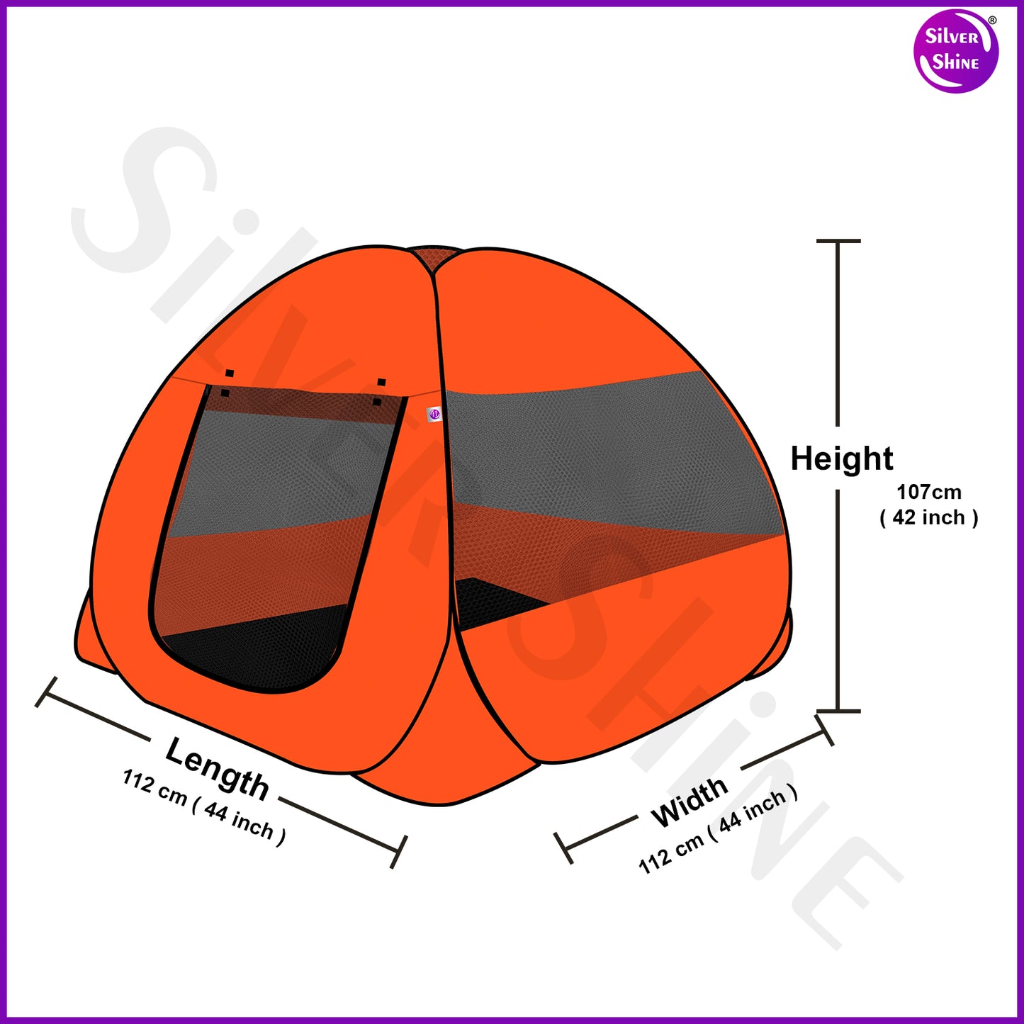 Ken Ken Play Tent House (Orange)