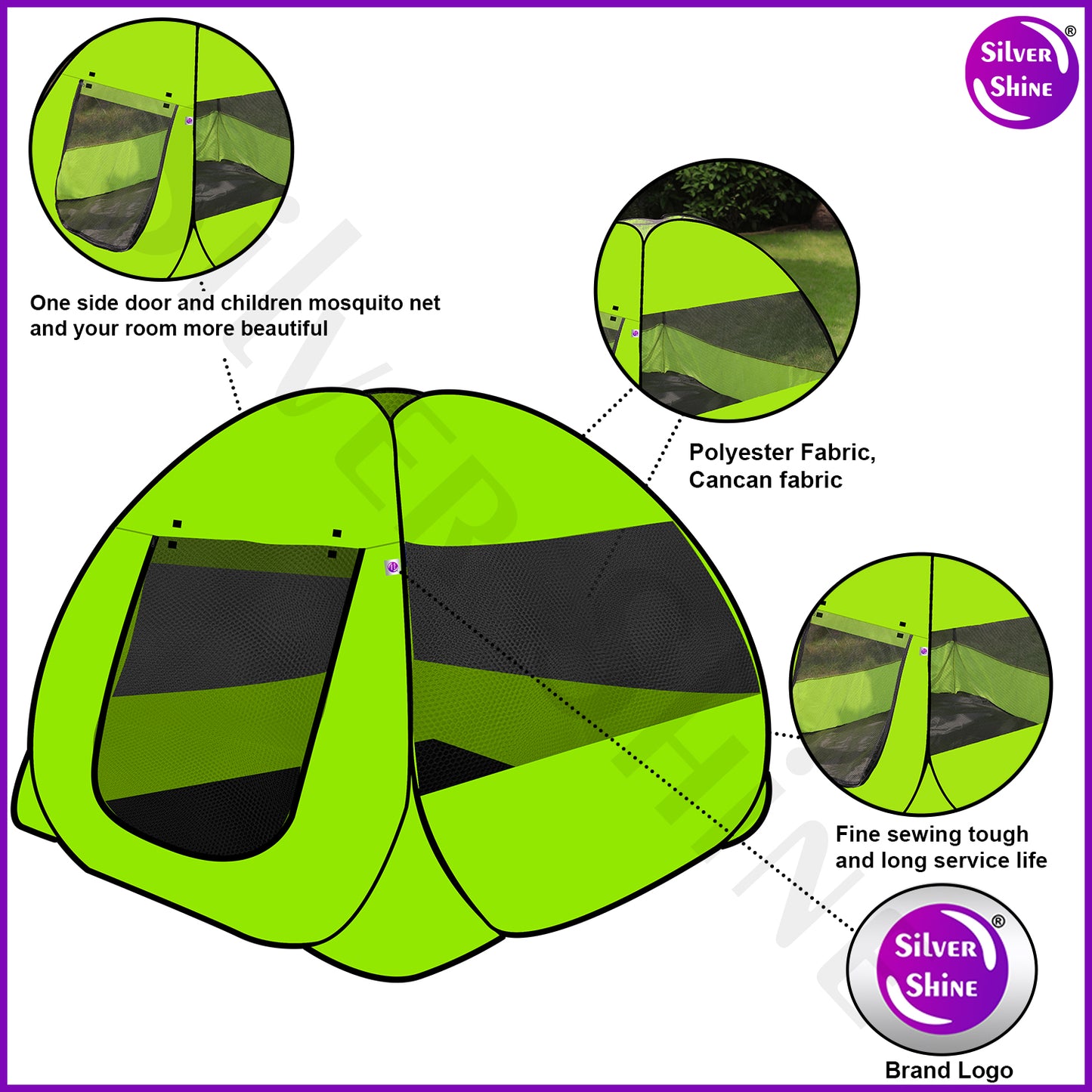 Ken Ken Play Tent House (Green)