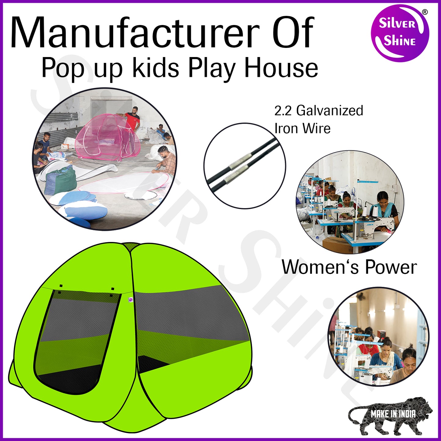 Ken Ken Play Tent House (Green)