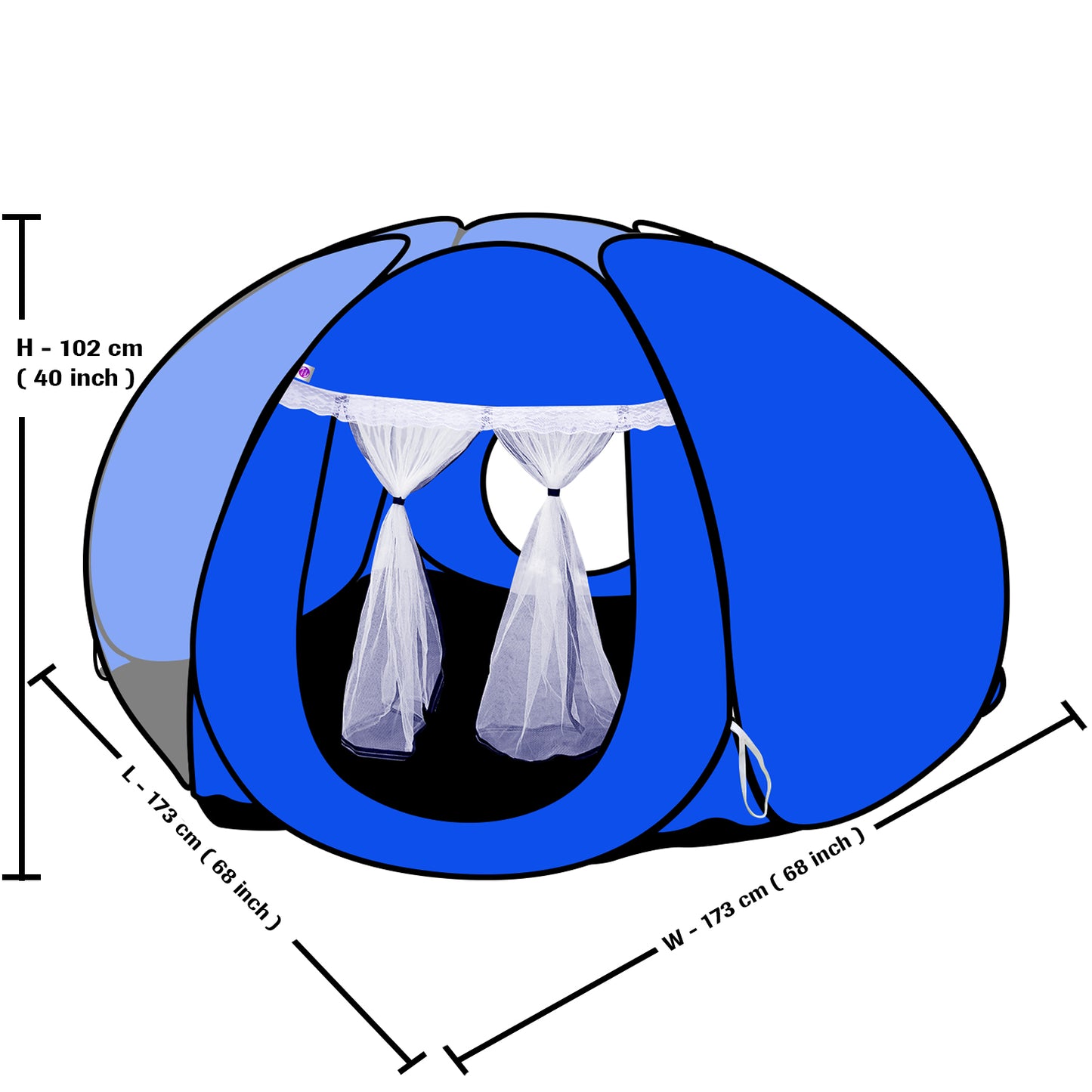 Star Tent Play House (Blue)