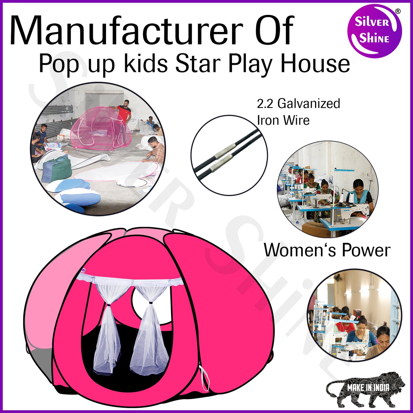 Star Tent Play House (Pink)