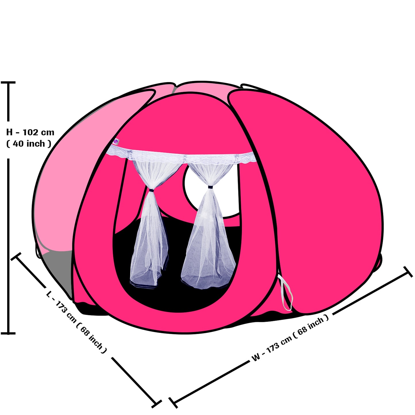 Star Tent Play House (Pink)