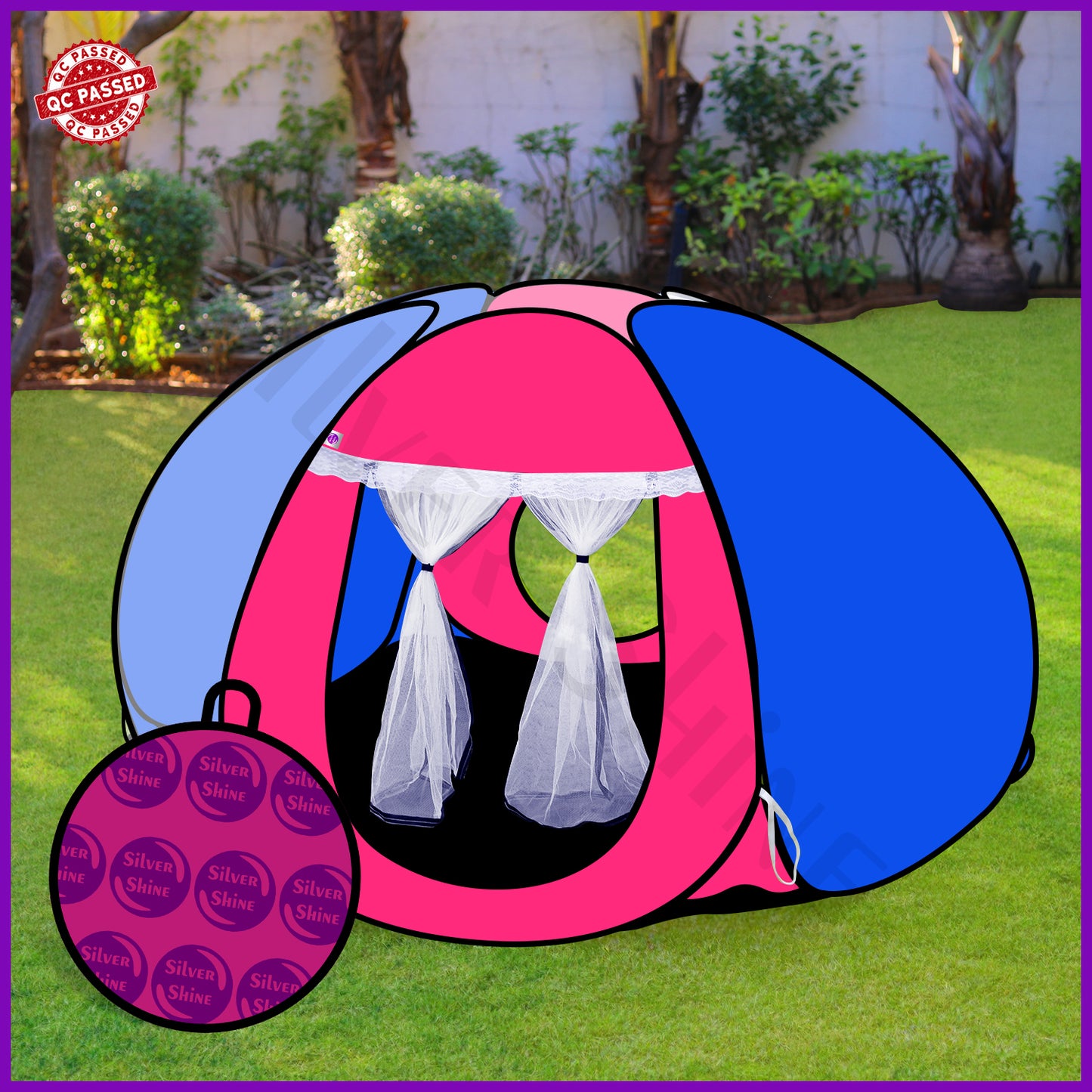 Star Tent Play House (Pink-Blue)