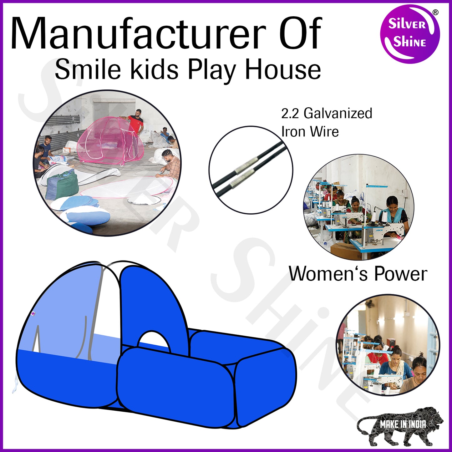 Smile Play House - Blue