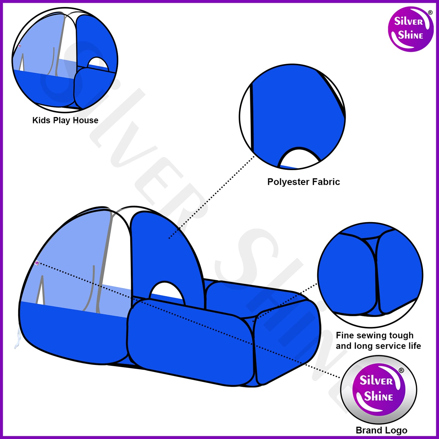 Smile Play House - Blue