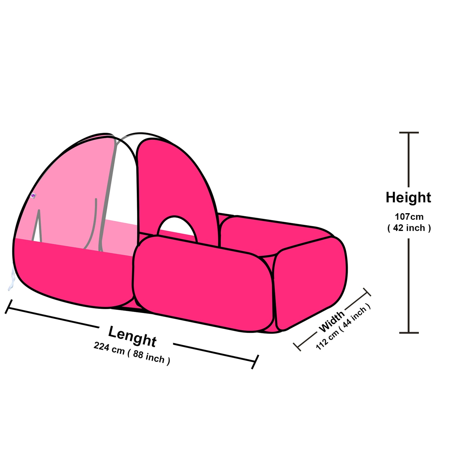 Smile Play House - Pink