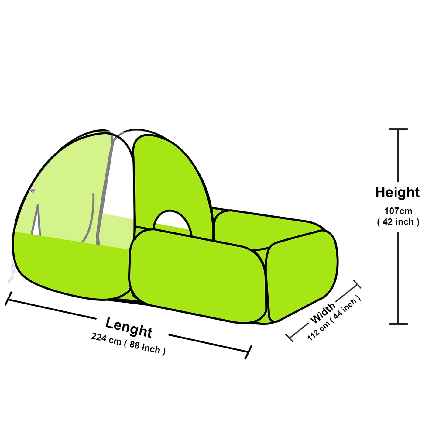 Smile Play House - Green