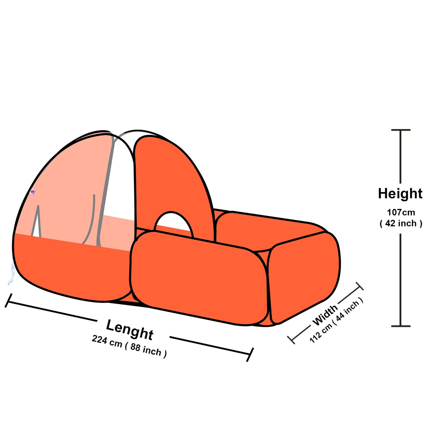 Smile Play House - Orange