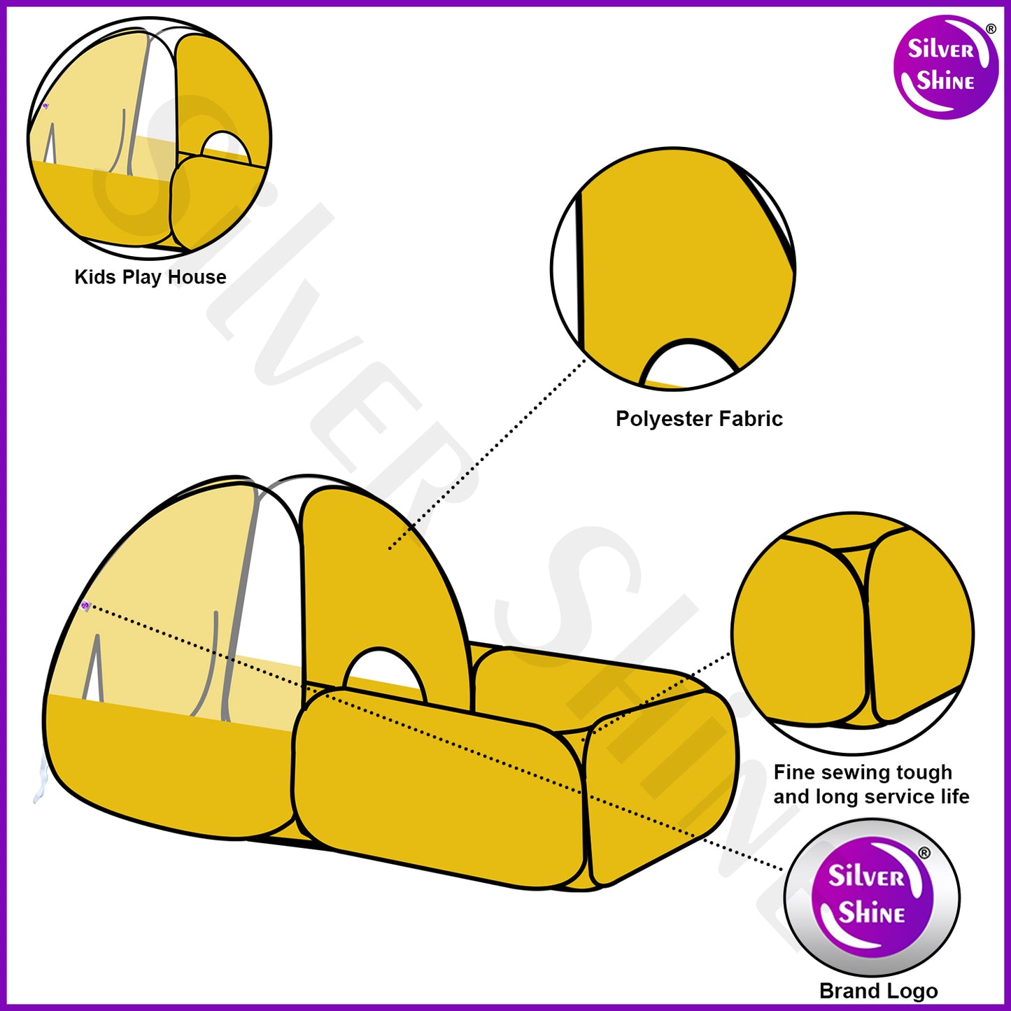 Smile Play House - Yellow