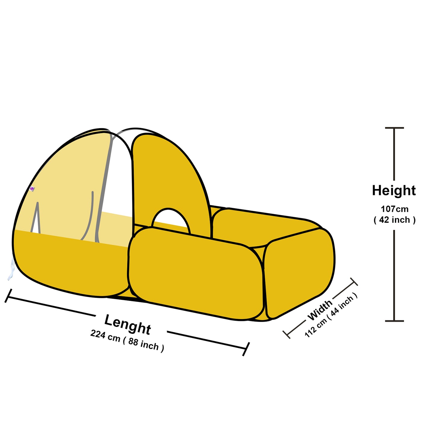 Smile Play House - Yellow
