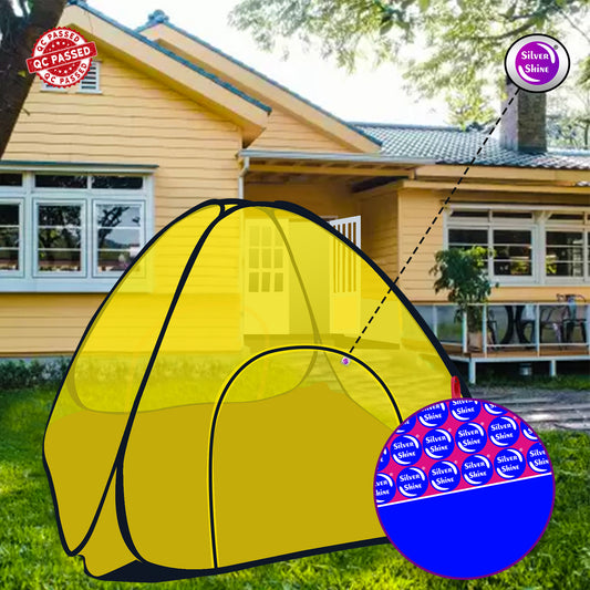 Yellow Mosquito net with Base (Double Bed)