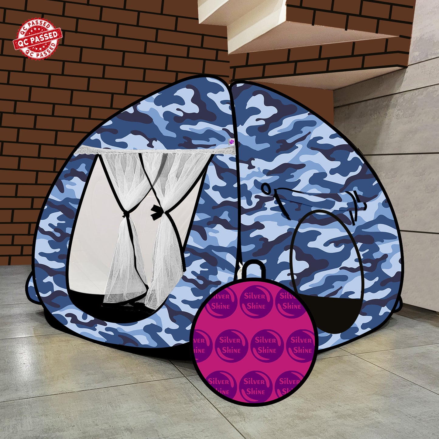 Blue Jungle Printed Play house