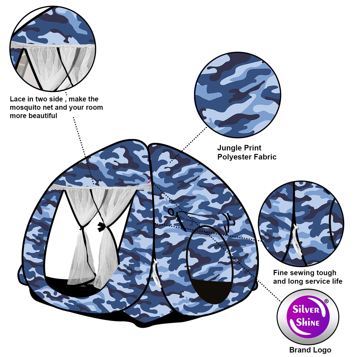 Blue Jungle Printed Play house