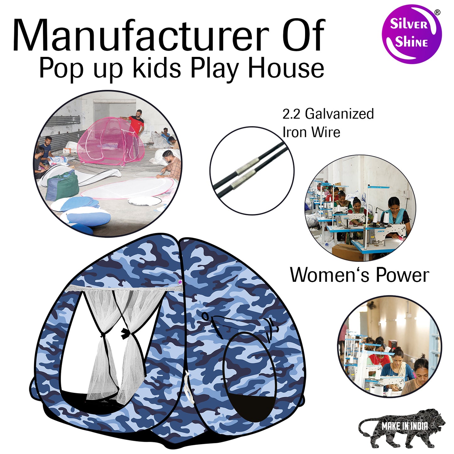 Blue Jungle Printed Play house