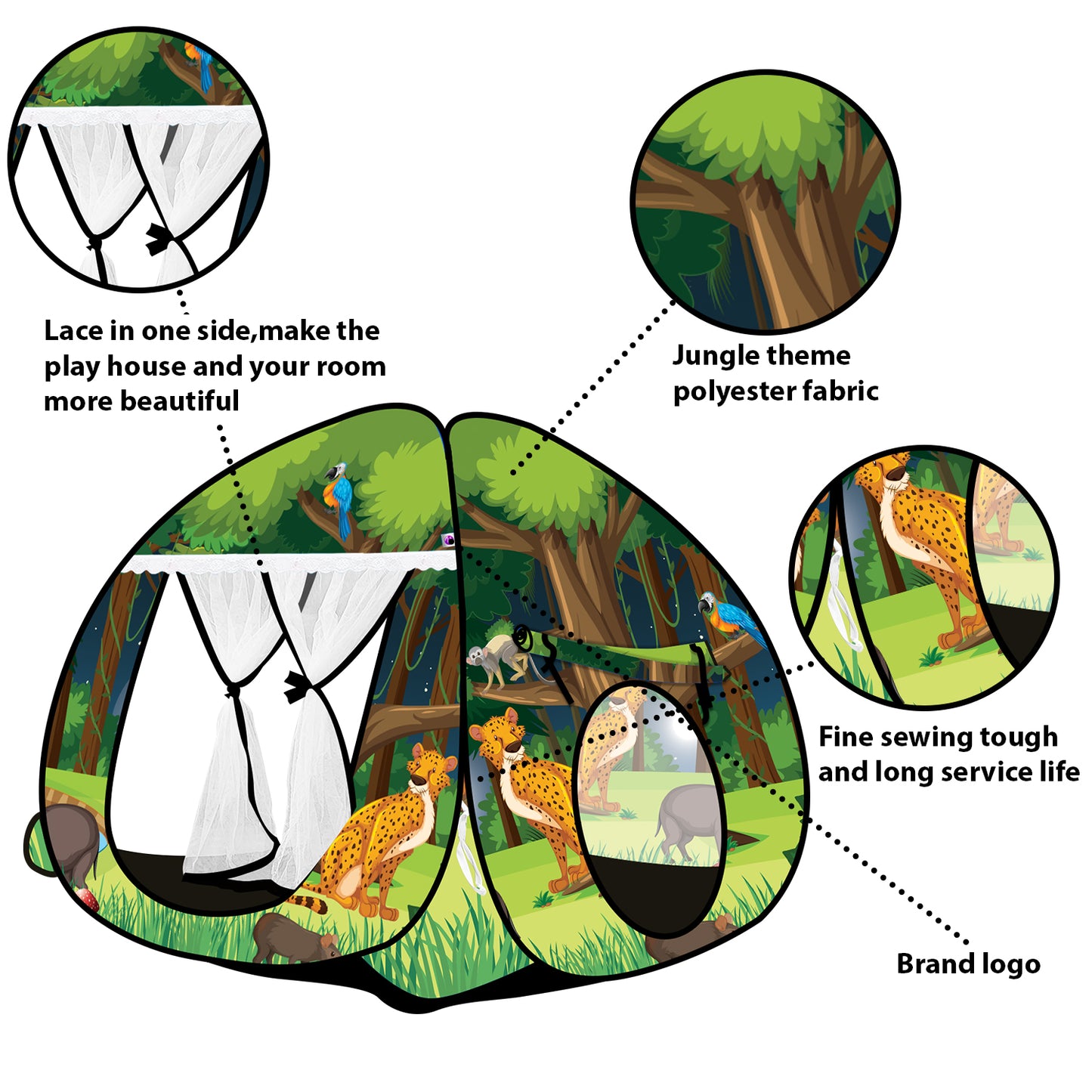 Play House Jungle printed