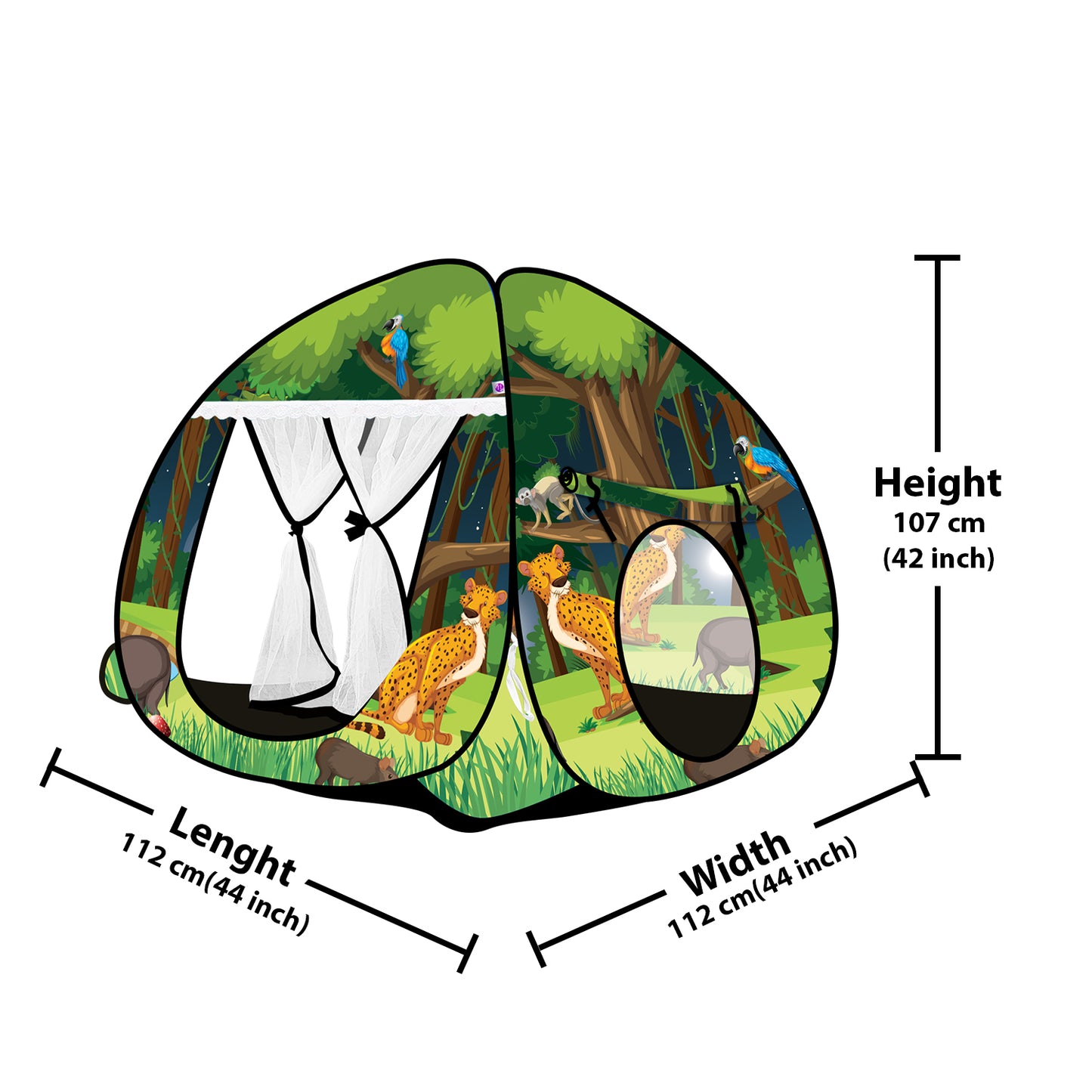 Play House Jungle printed