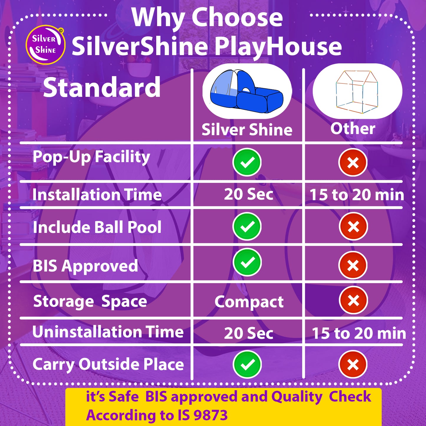 Smile Play House - Pink